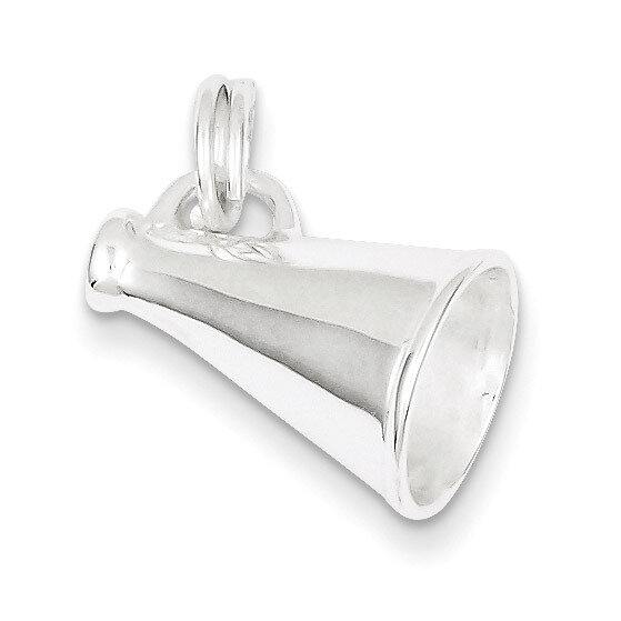 Megaphone Charm Sterling Silver QC5102, MPN: QC5102, 723252100150