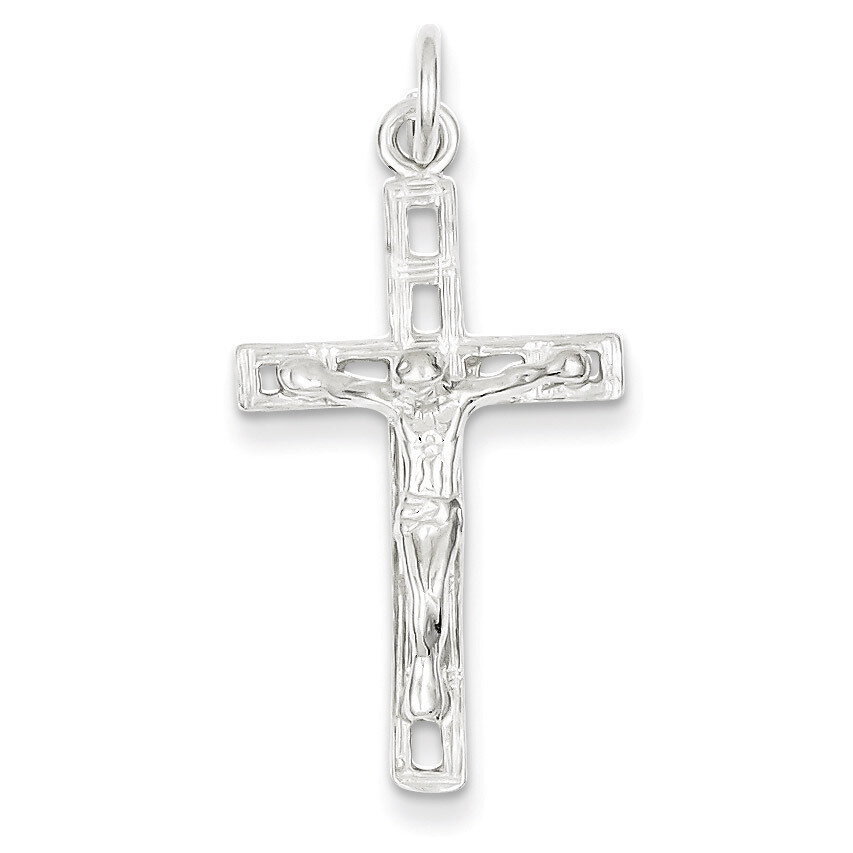 Crucifix Pendant Sterling Silver QC521, MPN: QC521, 883957281131