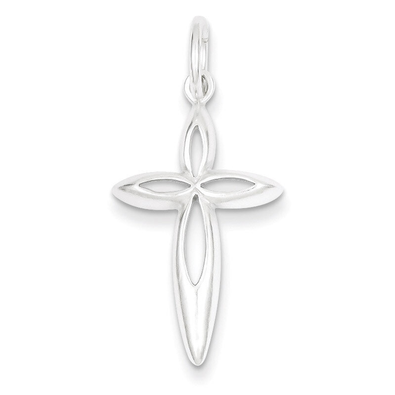 Passion Cross Charm Sterling Silver QC5238, MPN: QC5238, 883957912578