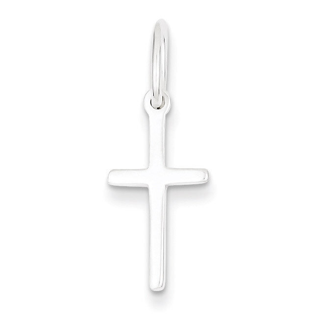 Latin Cross Charm Sterling Silver Polished QC5381, MPN: QC5381, 883957912981