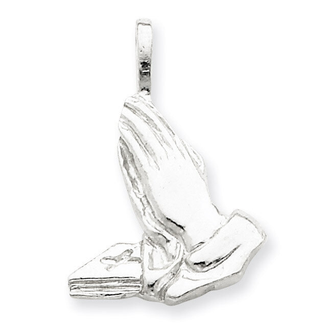 Praying Hands Charm Sterling Silver QC539, MPN: QC539, 883957278872