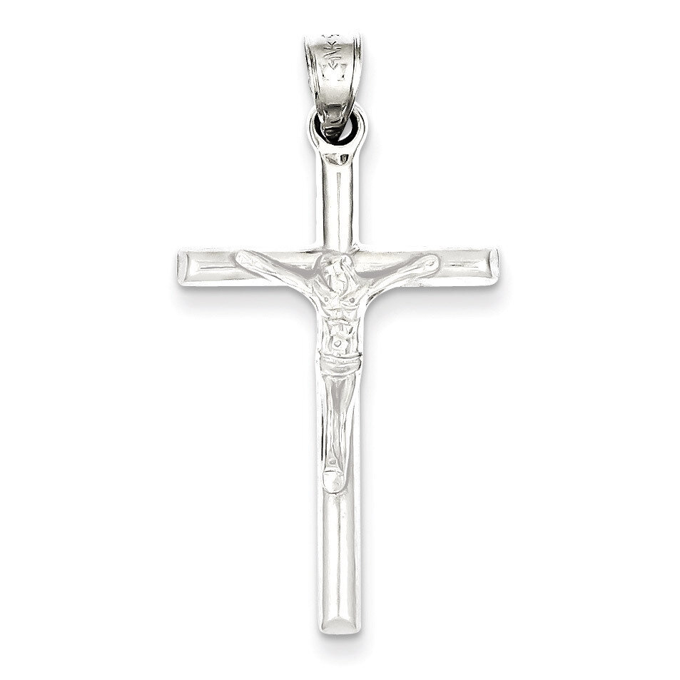 Crucifix Pendant Sterling Silver Rhodium-plated Polished QC5430, MPN: QC5430, 883957913261