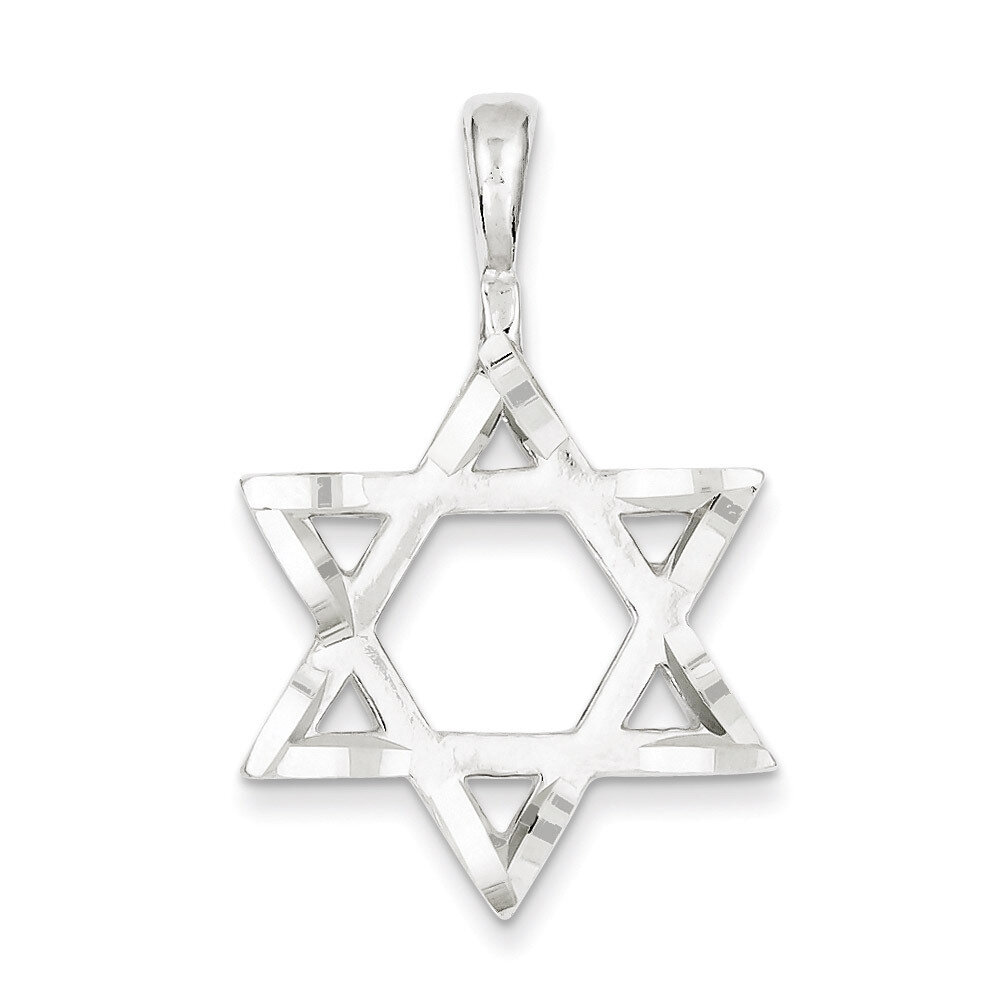 Star of David Charm Sterling Silver QC544, MPN: QC544, 883957281582