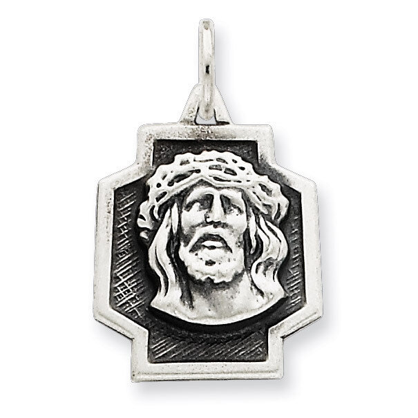 Ecce Homo Charm Antiqued Sterling Silver QC5496, MPN: QC5496, 191101182853