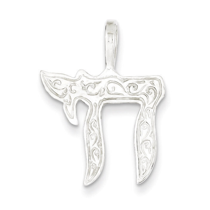 Chai Pendant Sterling Silver QC550, MPN: QC550, 883957281186