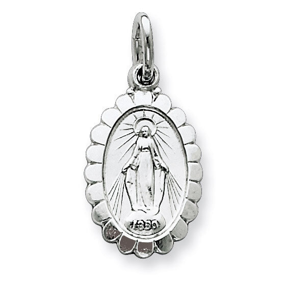 Miraculous Medal Sterling Silver QC5513