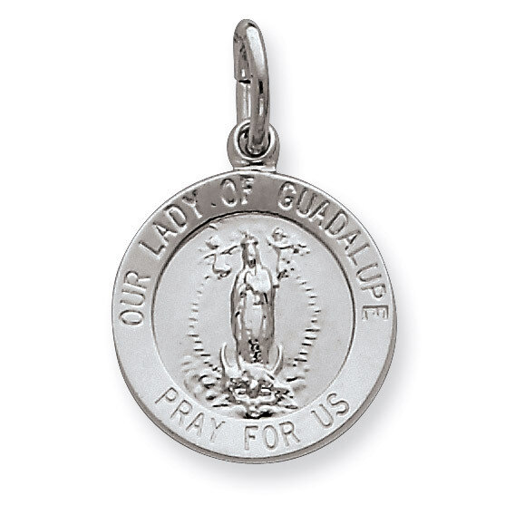 Our Lady of Guadalupe Medal Sterling Silver QC5569
