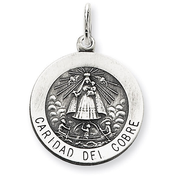 Caridad del Cobre Medal Sterling Silver QC5593