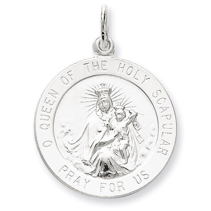 Queen of the Holy Scapular Medal Sterling Silver QC5597, MPN: QC5597, 191101183430