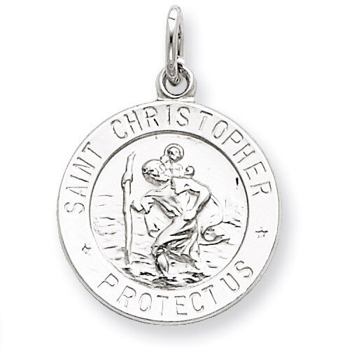 Saint Christopher Medal Sterling Silver QC5611