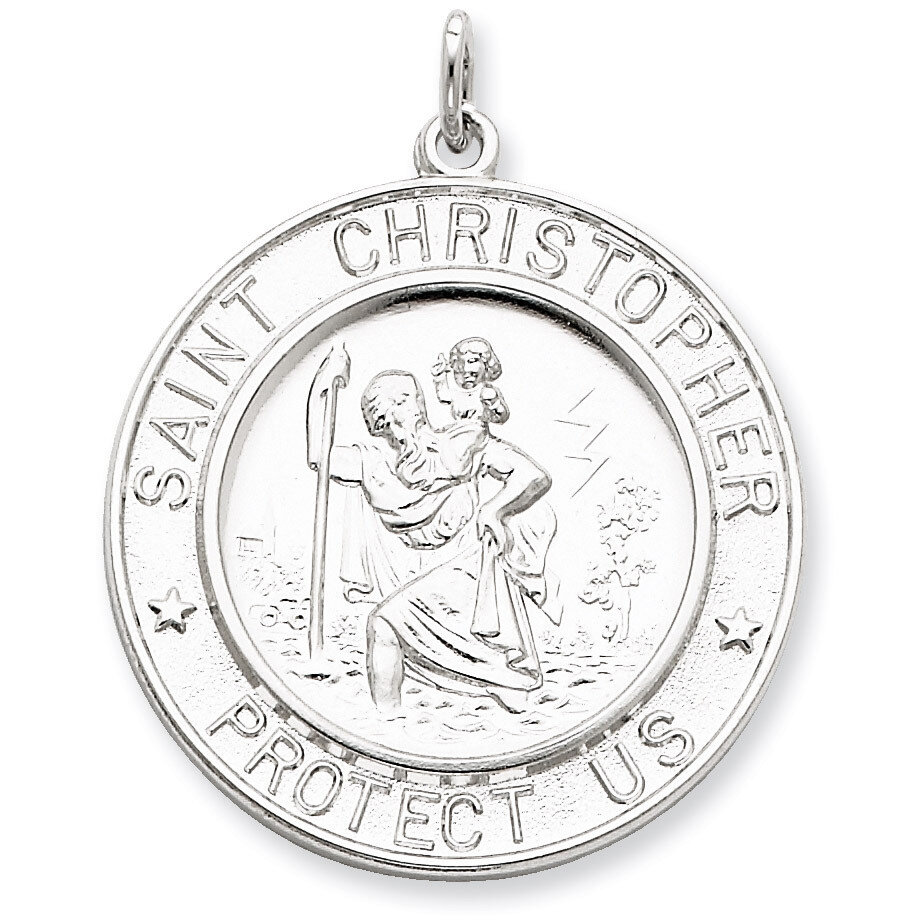 Saint Christopher Medal Sterling Silver QC5616, MPN: QC5616, 886774582771