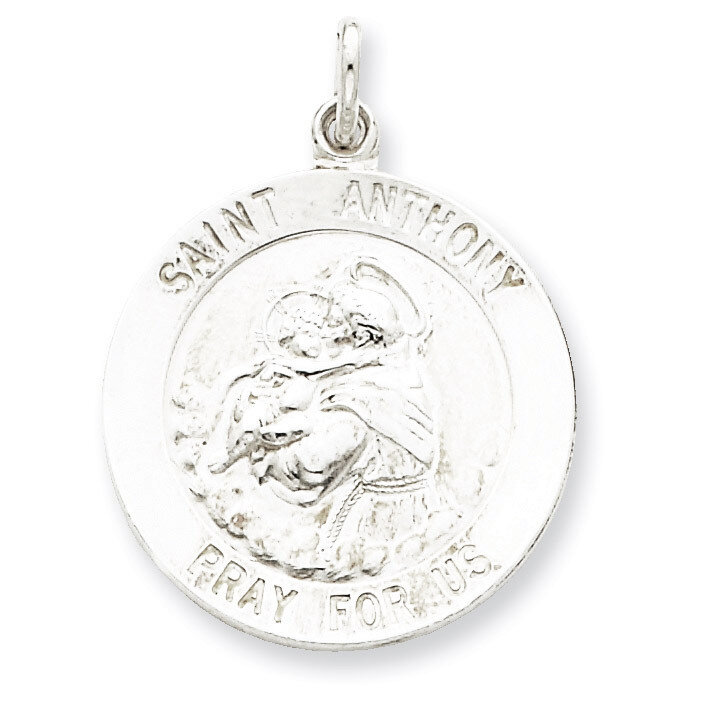 Saint Anthony Medal Sterling Silver QC5706, MPN: QC5706, 191101183744