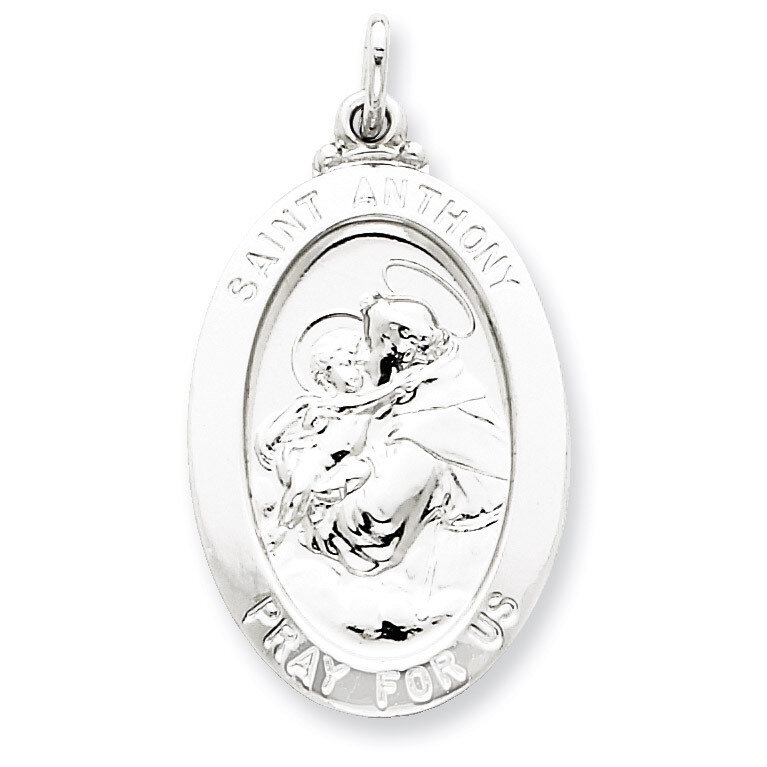 Saint Anthony Medal Sterling Silver QC5709, MPN: QC5709, 191101183775