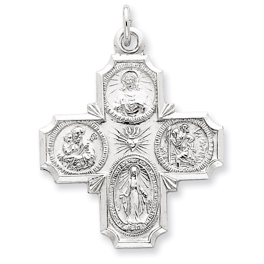 4-way Medal Sterling Silver QC5807