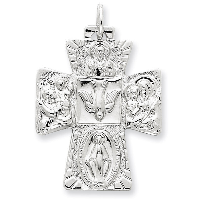 4-way Medal Sterling Silver QC5809