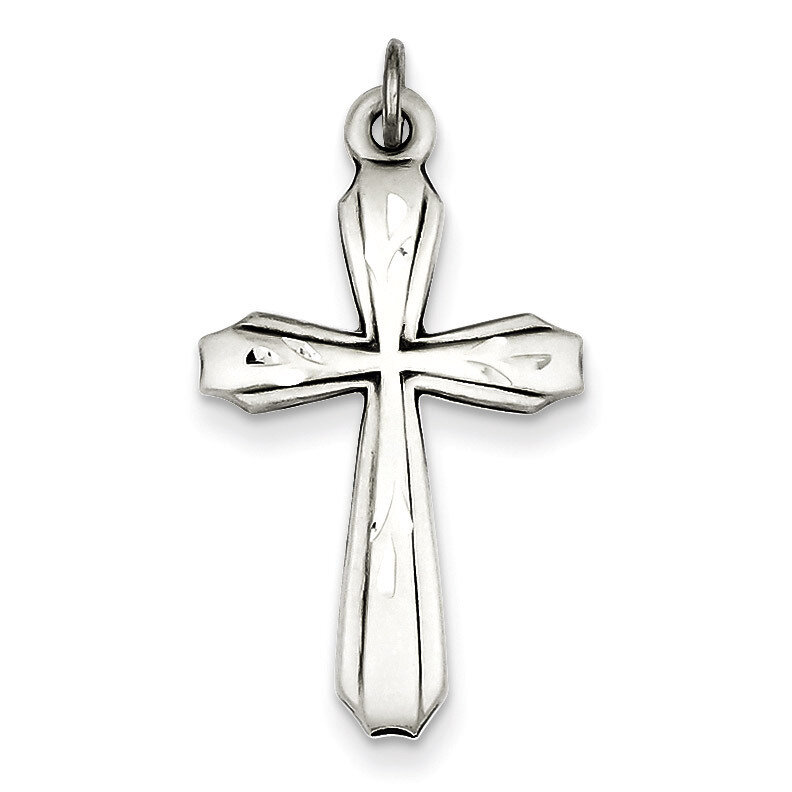 Cross Pendant Antiqued Sterling Silver QC5846, MPN: QC5846, 886774111674