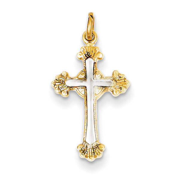 Cross Charm 18k Gold-plated Sterling Silver QC5866