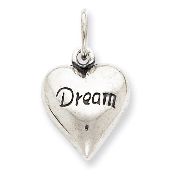 Dream Heart Pendant Antiqued Sterling Silver QC5963, MPN: QC5963, 883957913711