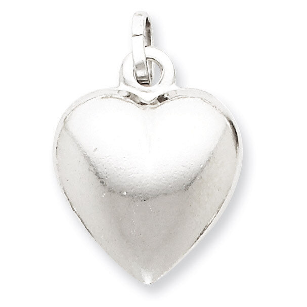 Puffed Heart Pendant Sterling Silver QC5977, MPN: QC5977, 883957518886