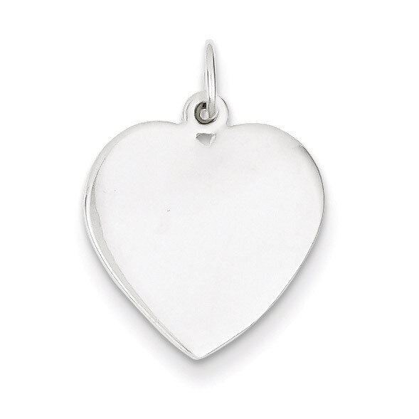 Heart Charm Sterling Silver QC6007