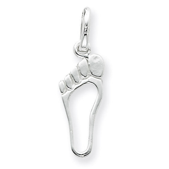 Foot Charm Sterling Silver QC6025, MPN: QC6025, 883957914152