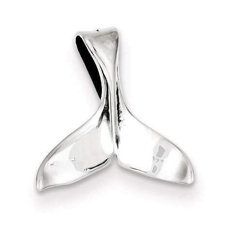 Whale Tail Pendant Sterling Silver QC6275, MPN: QC6275, 883957915463