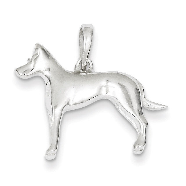 Great Dane Pendant Sterling Silver QC6339, MPN: QC6339, 883957137544