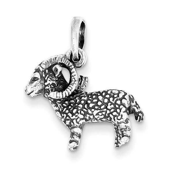 Aries Pendant Antiqued Sterling Silver QC6498, MPN: QC6498, 883957715131