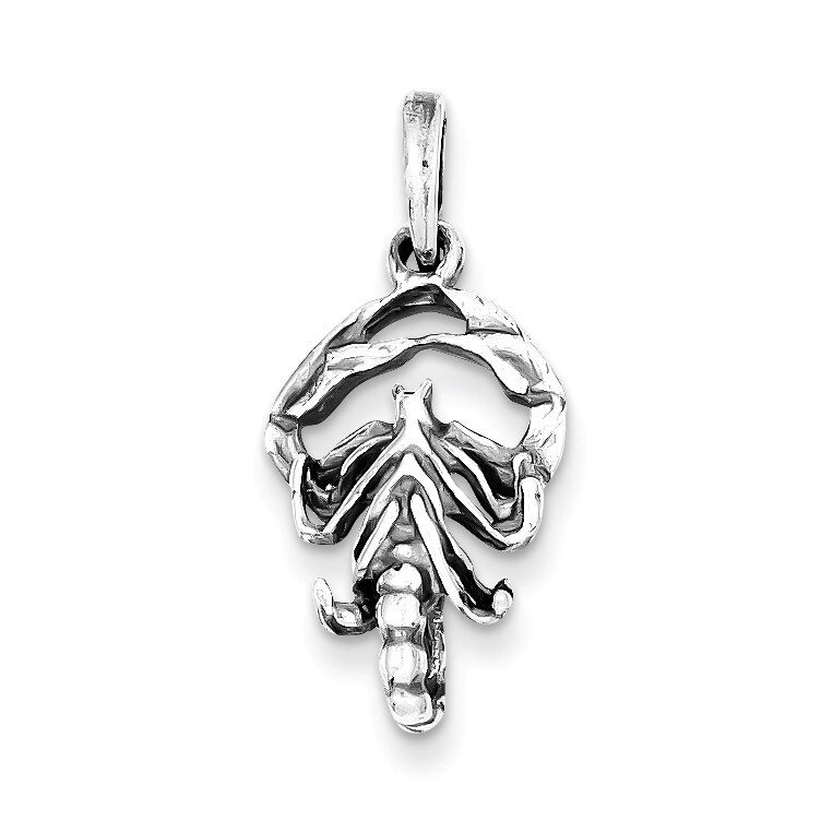 Scorpio Pendant Antiqued Sterling Silver QC6506, MPN: QC6506, 883957715216