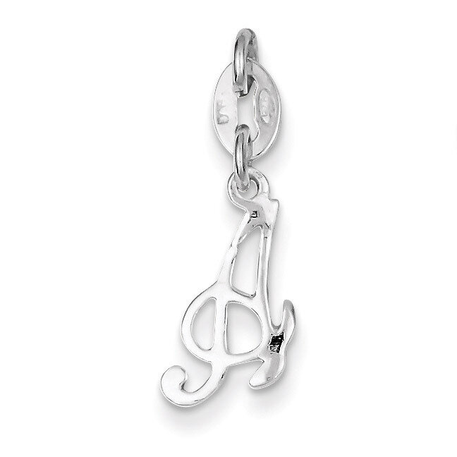 Initial A Pendant Sterling Silver QC6510A, MPN: QC6510A, 883957556994
