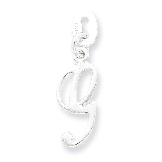 Initial G Pendant Sterling Silver QC6510G, MPN: QC6510G, 883957544762