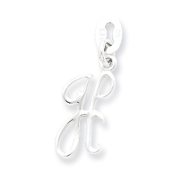 Initial H Pendant Sterling Silver QC6510H, MPN: QC6510H, 883957525020