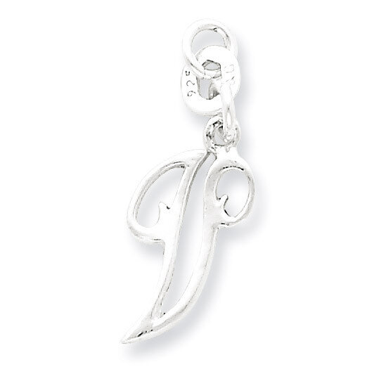 Initial V Pendant Sterling Silver QC6510V, MPN: QC6510V, 883957458939