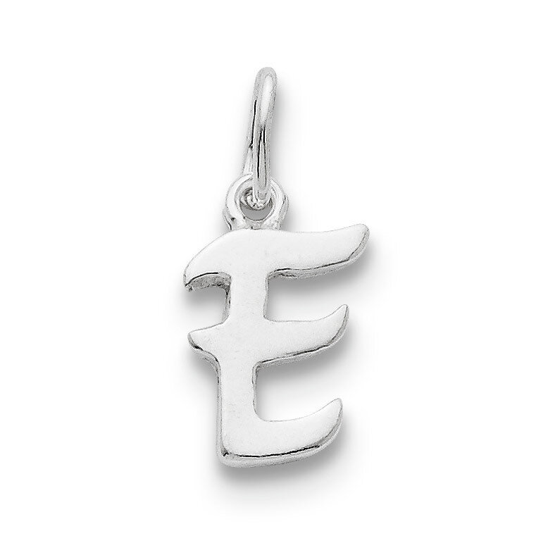 Initial E Pendant Sterling Silver QC6511E, MPN: QC6511E, 883957916231