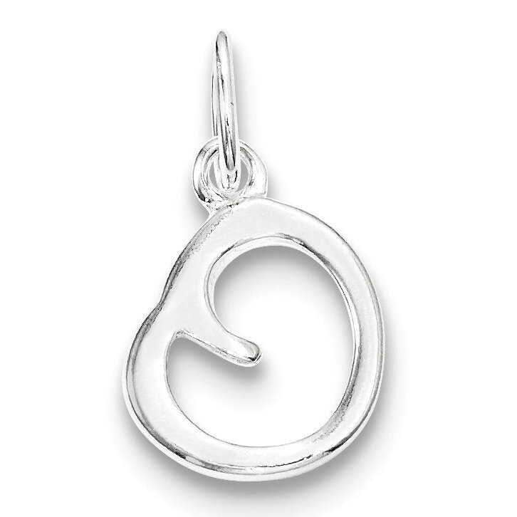 Initial O Pendant Sterling Silver QC6511O, MPN: QC6511O, 883957916330