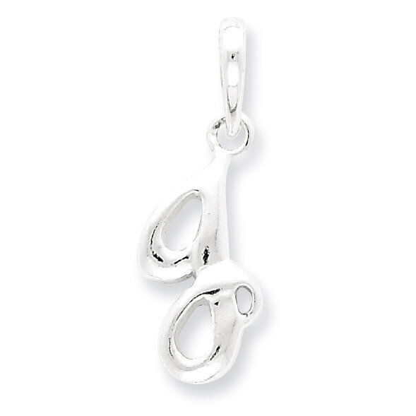 Initial J Pendant Sterling Silver QC6512J, MPN: QC6512J, 883957560984