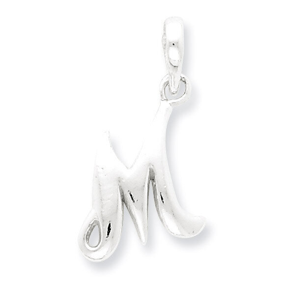 Initial M Pendant Sterling Silver QC6512M, MPN: QC6512M, 883957554471