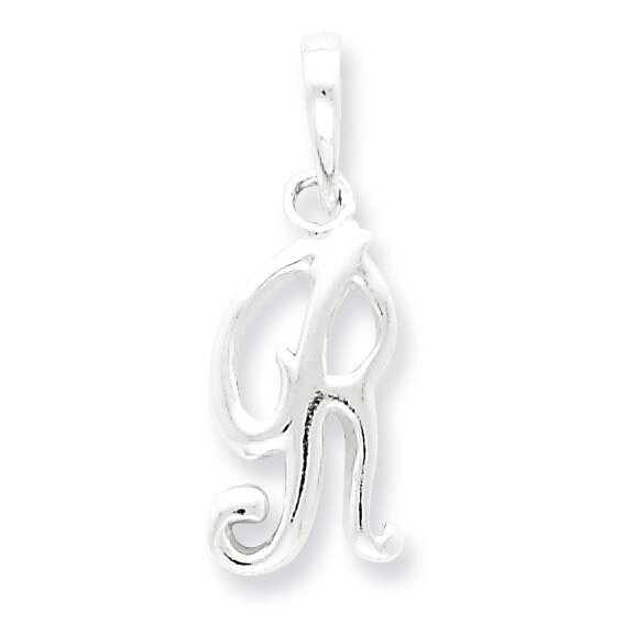 Initial R Pendant Sterling Silver QC6512R, MPN: QC6512R, 883957568218