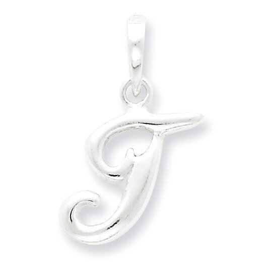 Initial T Pendant Sterling Silver QC6512T, MPN: QC6512T, 883957542331