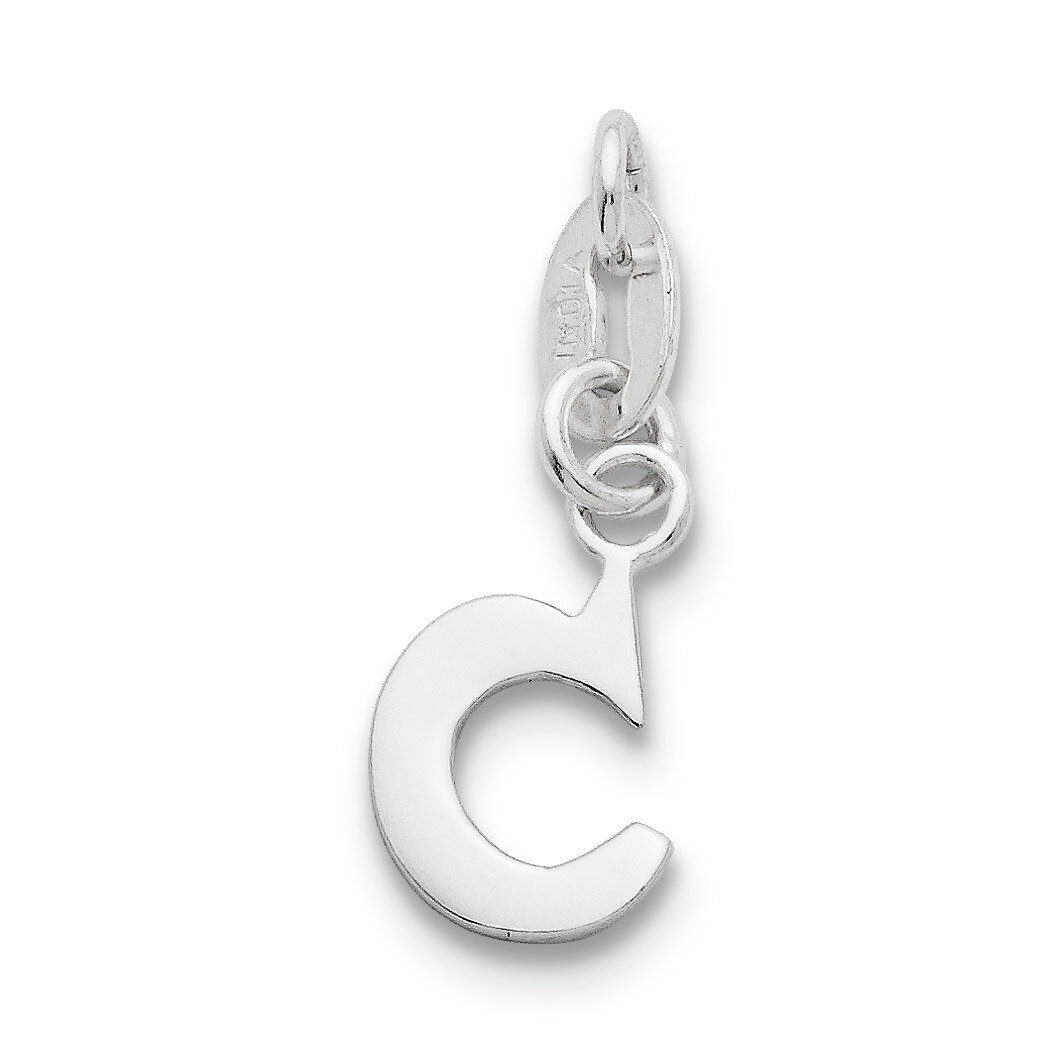 Initial C Pendant Sterling Silver QC6513C, MPN: QC6513C, 883957539645