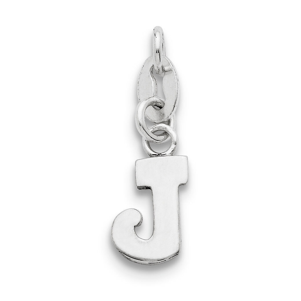 Initial J Pendant Sterling Silver QC6513J, MPN: QC6513J, 883957558905