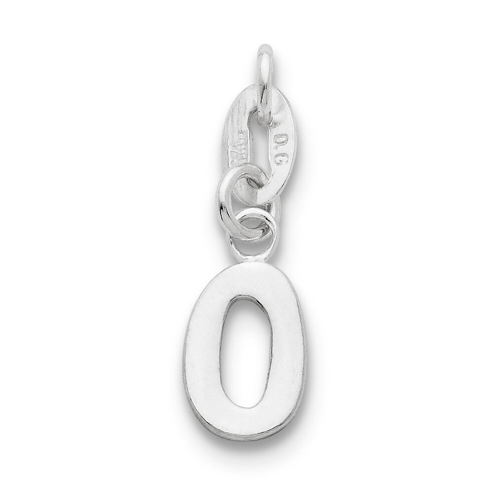 Initial O Pendant Sterling Silver QC6513O, MPN: QC6513O, 883957458946