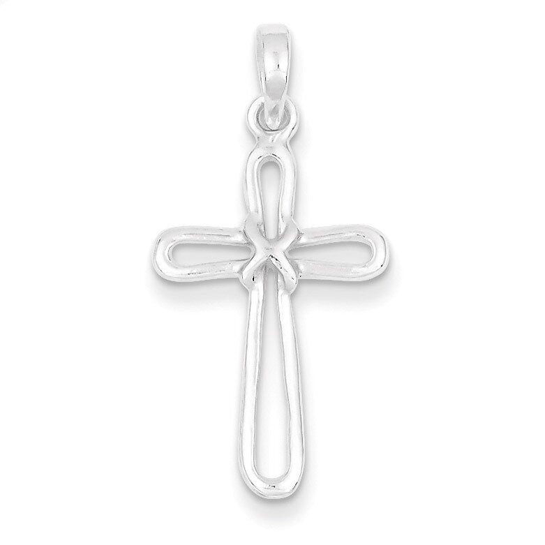 Cross Pendant Sterling Silver Polished QC6640, MPN: QC6640, 883957532578