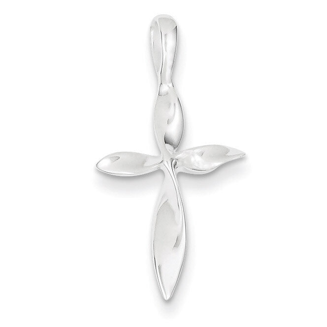 Twisted Cross Pendant Sterling Silver QC6664, MPN: QC6664, 883957571690