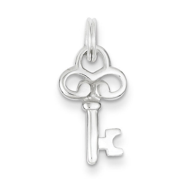 Key Charm Sterling Silver QC6770, MPN: QC6770, 883957529318