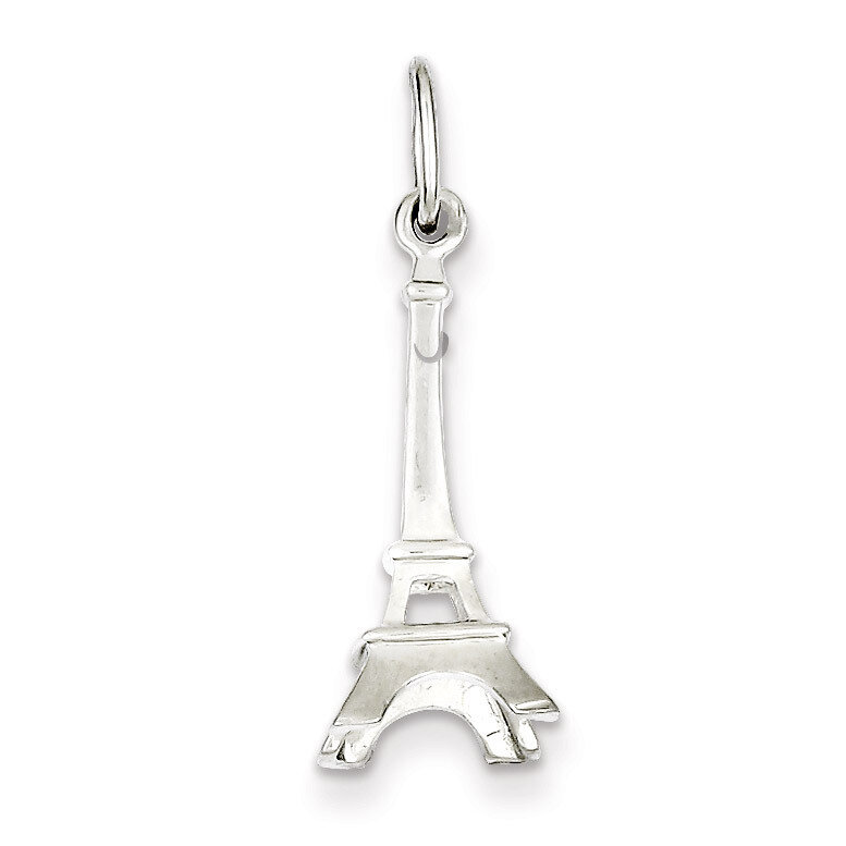 Eiffel Tower Charm Sterling Silver QC6904, MPN: QC6904, 883957571058