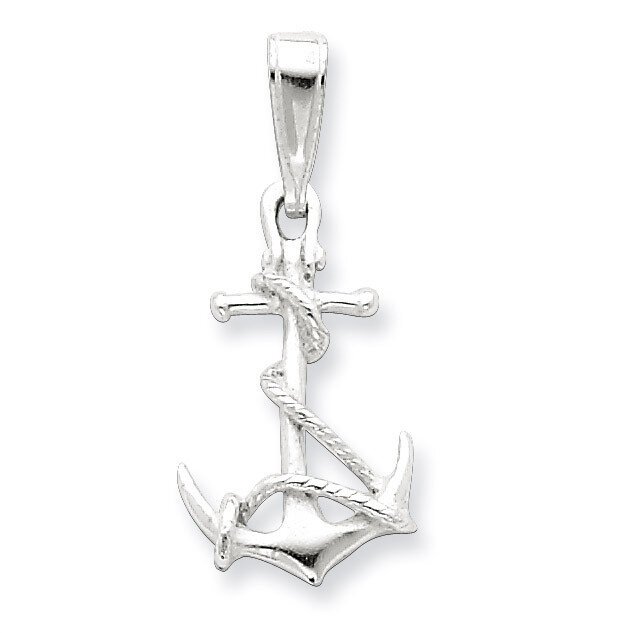 Anchor & Rope Pendant Sterling Silver QC6909