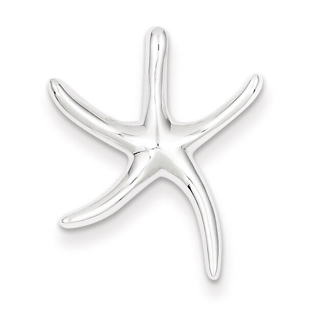 Starfish Slide Pendant Sterling Silver QC6920, MPN: QC6920, 883957137582
