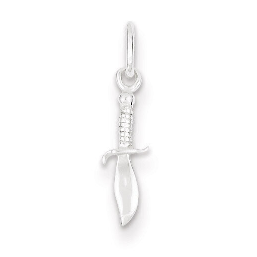 Knife Charm Sterling Silver QC6960