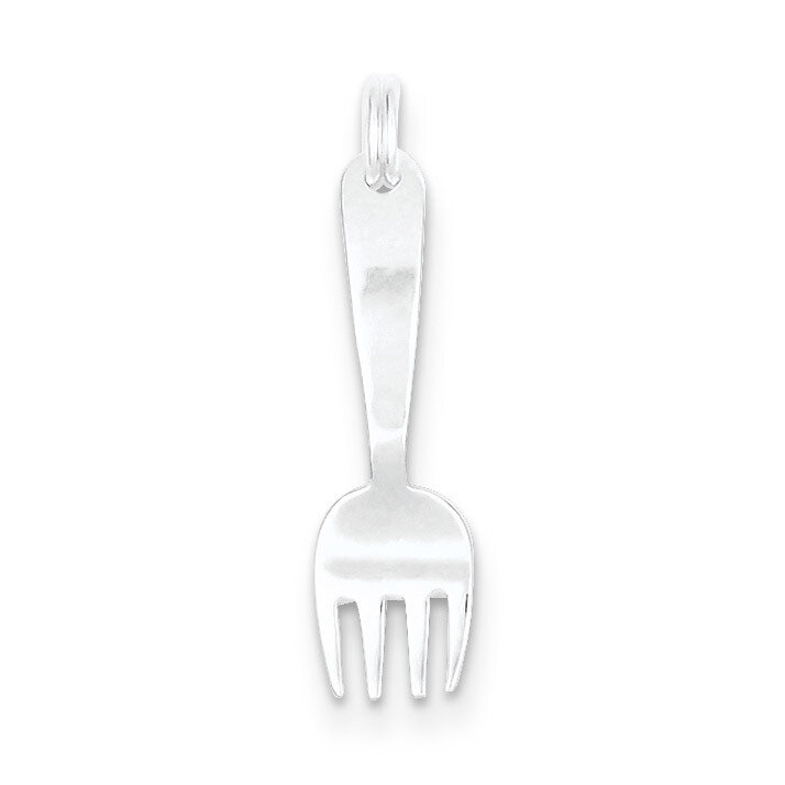 Fork Charm Sterling Silver QC7050